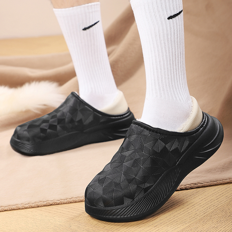 Waterproof Cotton Slippers for - Men Shoes Models avaliação e preço