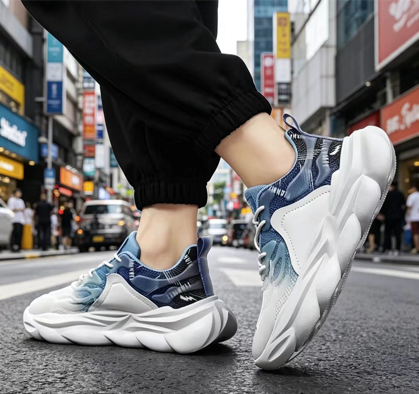 Men's Thick-soled Dad Shoes Wi - Men'S Shoes That Make You Taller avaliação e preço