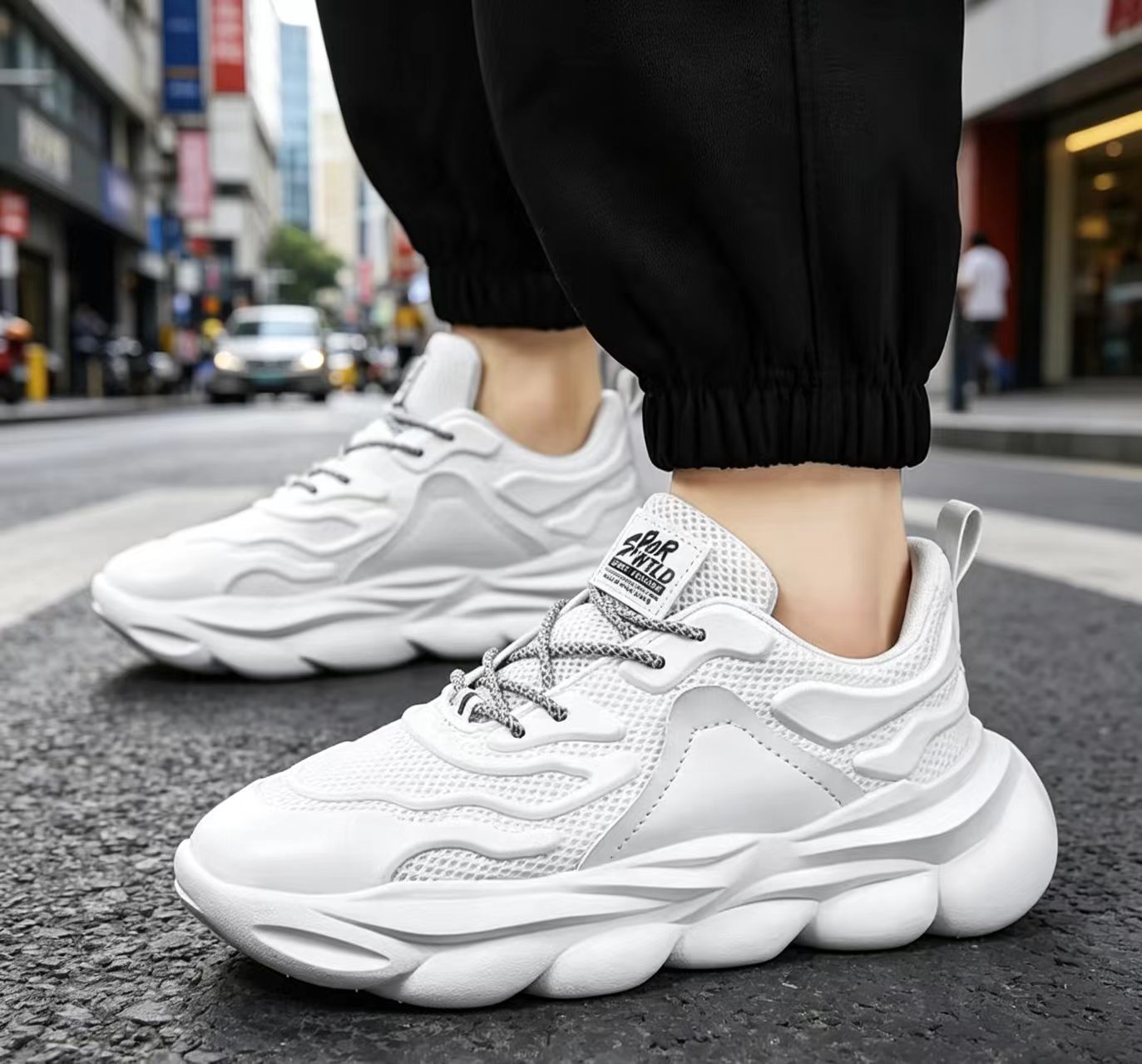 Men's Thick-soled Dad Shoes Wi - Men'S Shoes That Make You Taller avaliação e preço