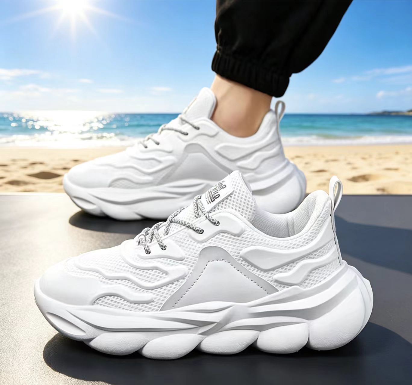Men's Thick-soled Dad Shoes Wi - Men'S Shoes That Make You Taller avaliação e preço