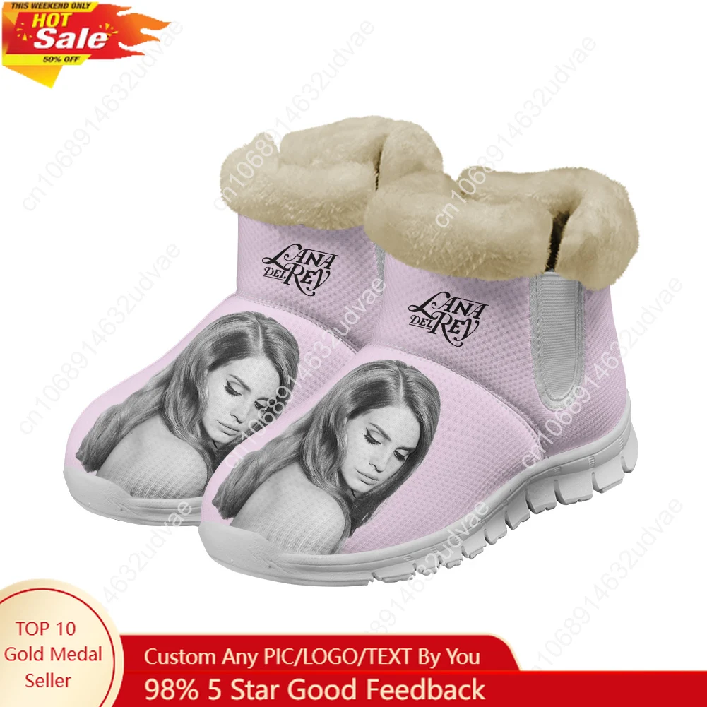 Lana Del Rey Singer Plush Shoe - Men Shoes Boots avaliação e preço
