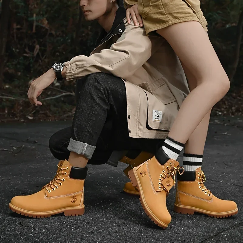 Boots Men High Top Boots High  - Men Shoes Boots avaliação e preço