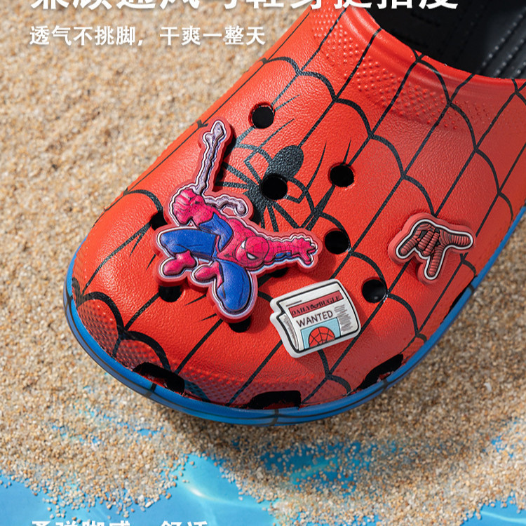 Red Spider-Man style sandals,  - Men Shoes Models avaliação e preço