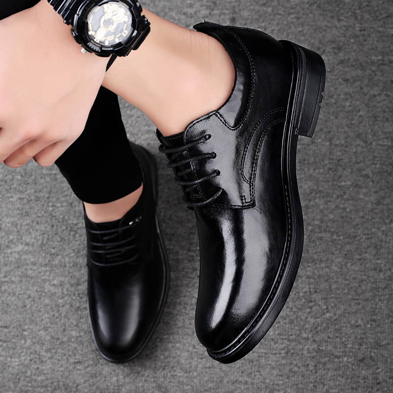 Leather Casual Elevator Shoes  - Men Shoes Formal avaliação e preço