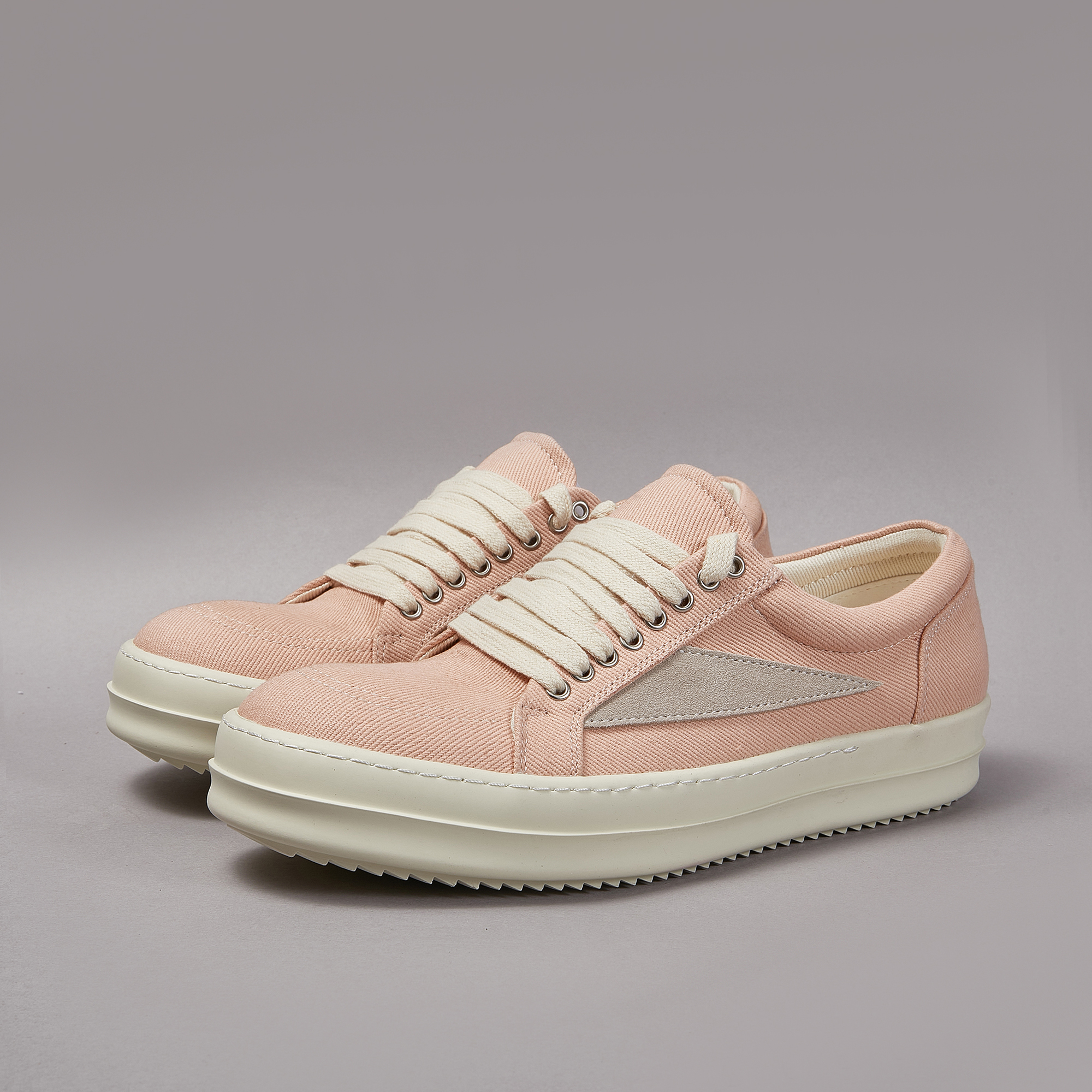 Unisex Dirty Pink Twill Fabric - Men Shoes Boots avaliação e preço