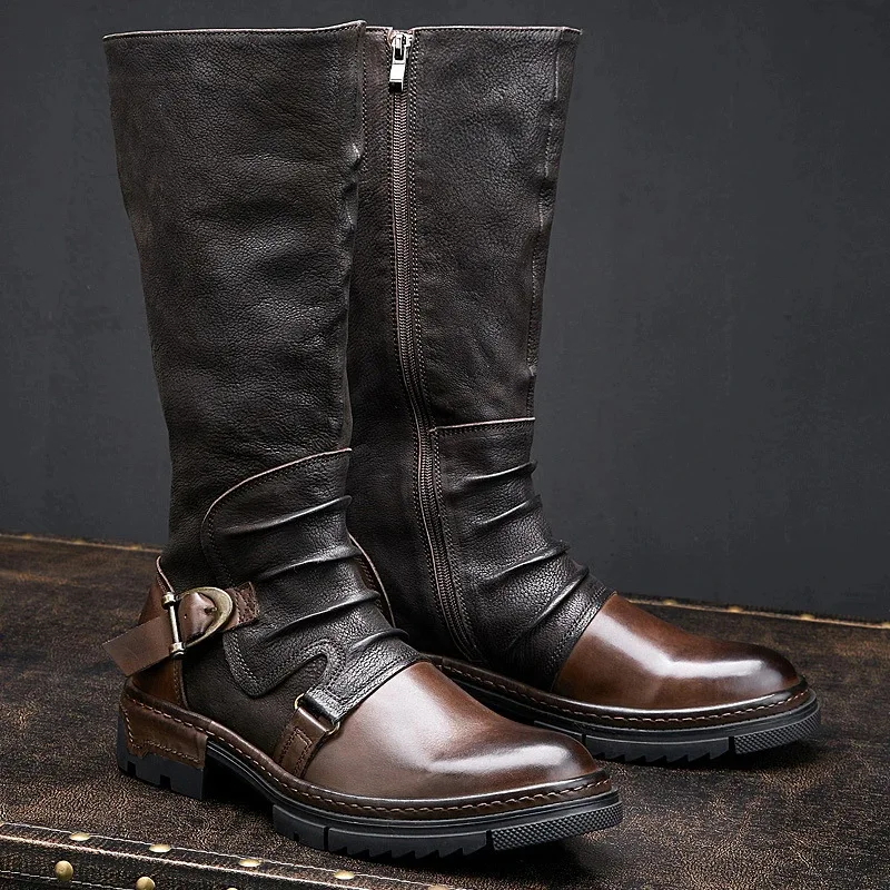 Men's Medieval Retro PU Leathe - Men'S Shoes Louis Vuitton avaliação e preço